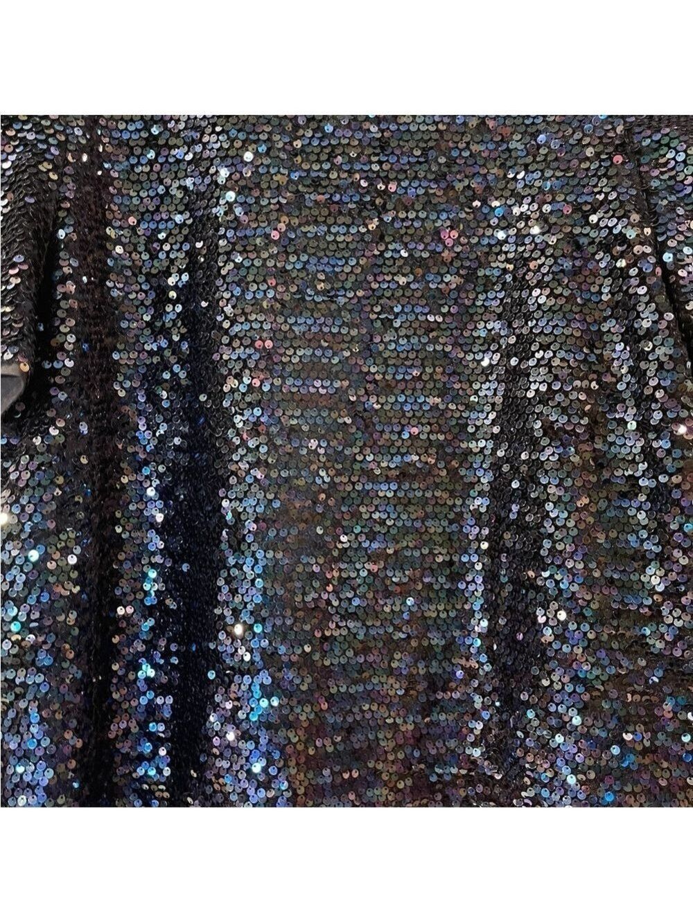 Cece Women’s Iridescent Sequin Mesh Dressy Blouse Top Shirt Dressy Party Size XL - Picture 5 of 7